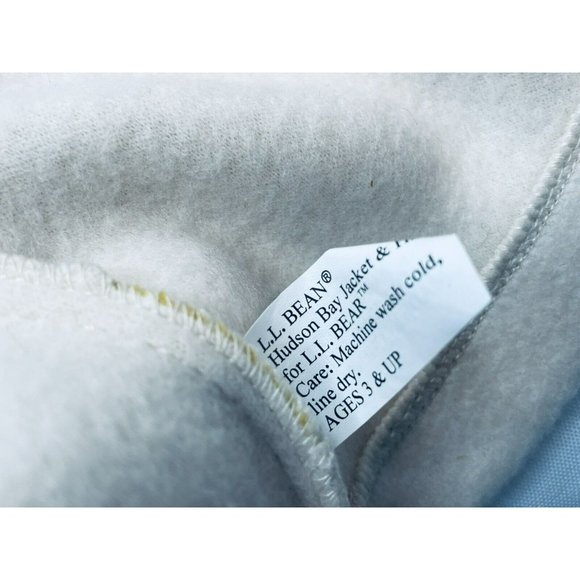 L.L. Bean Brown Soft Plush Stuffed Teddy Bear w Trapper Jacket 17” Toy Possible - Picture 9 of 12